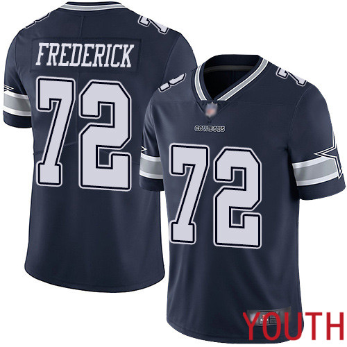 Youth Dallas Cowboys Limited Navy Blue Travis Frederick Home 72 Vapor Untouchable NFL Jersey